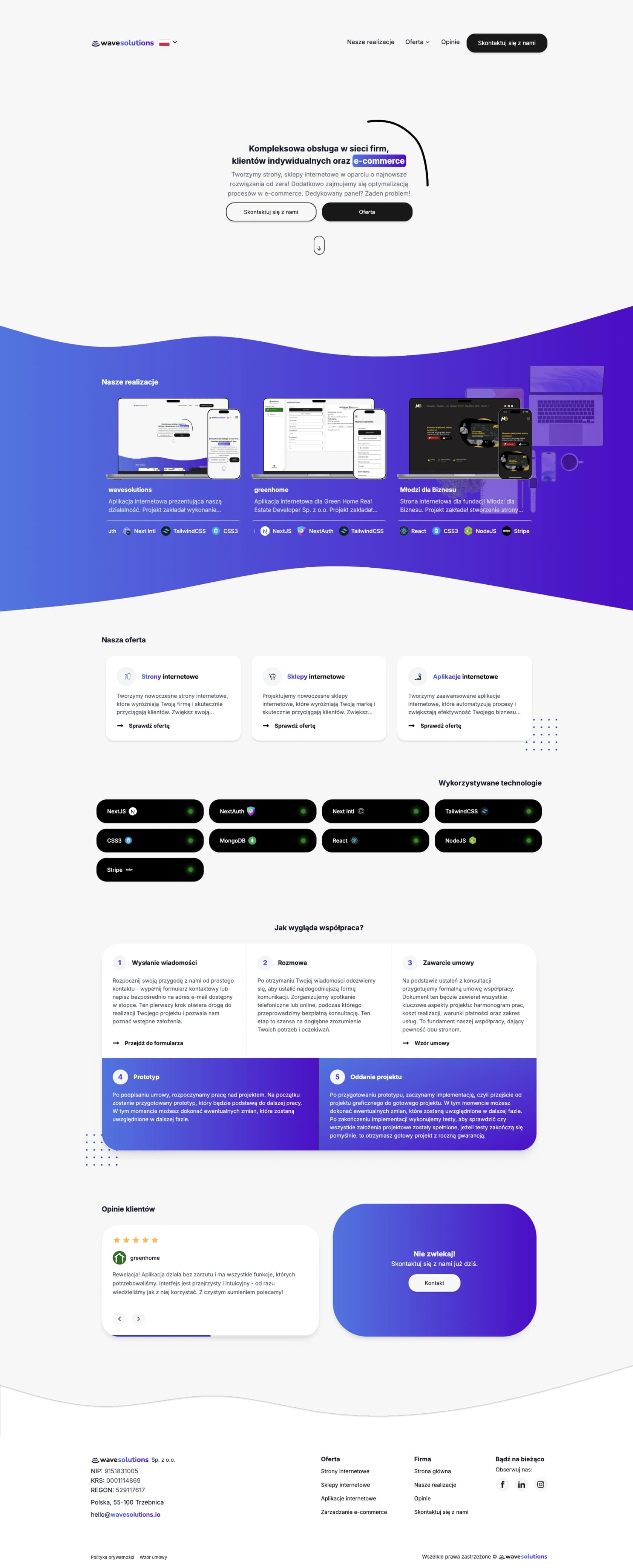 wavesolutions mockup screen content